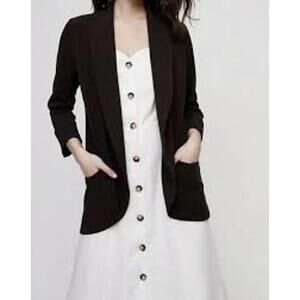 Aritzia Wilfred Women's Black Chevalier Blazer - Size 4